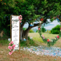 Gold Iron Freestanding Wedding Arch Backdrop Stand 1.5m For Party