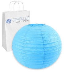 5 pcs 16″ inch Chinese Paper Lantern – Turquoise – Wedding Party Event gb