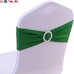 50PCS Spandex Chair Sashes with Buckle Stretchable Chair Bands for Wedding & Eve