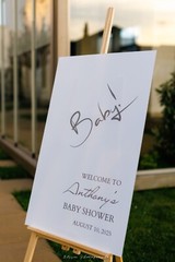 Baby Shower Welcome Sign – Baby Shower Decor – Custom Acrylic Sign-Bridal Shower