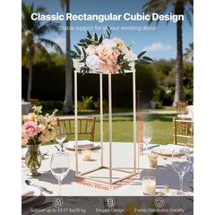 Uimoso Elegant 10PCS 23.62-inch Column Flower Stand for Weddings and Home Decor