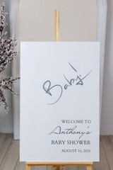 Baby Shower Welcome Sign – Baby Shower Decor – Custom Acrylic Sign-Bridal Shower