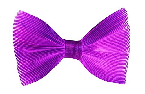 LED Light up Bowtie 7 Colors Luminous Adjustable Bowties for Party White