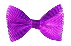 LED Light up Bowtie 7 Colors Luminous Adjustable Bowties for Party White