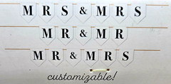 Customizable Mr & Mrs/ Mr & Mr/ Mrs & Mrs Banner Wedding or Engagement Party NEW