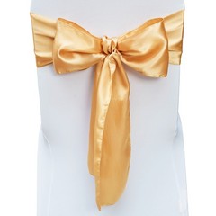 Uimoso 50PCS Gold Elastic Spandex Chair Bands for Events, Weddings, and Dining