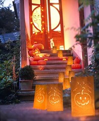 Chicsonabudget 24 Pack Halloween Luminary Bags