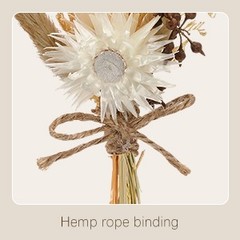 24 Pcs Boho Dried Flower Bouquet Mini Wedding Handmade Dry Flowers