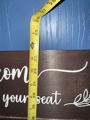 Rustic 3D Wooden Wedding Seating Chart Sign with Jute String