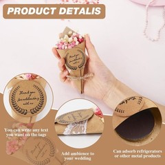 20 Pcs Mini Dried Flower Bouquet Magnet Bulk, Natural Dried Flowers Bundle