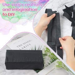 Phinus 30 Sheets Gift Bag Tissue Paper, 20 x 14 1 sheet (Pack of 30), Black