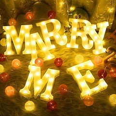 Creation Core 8.7″ Tall Large LED Laugh Marquee Signs Battery Operated Warm W…