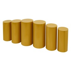 6 Pedestal Stand Party Iron Round Column Riser Wedding Party Display Decoration