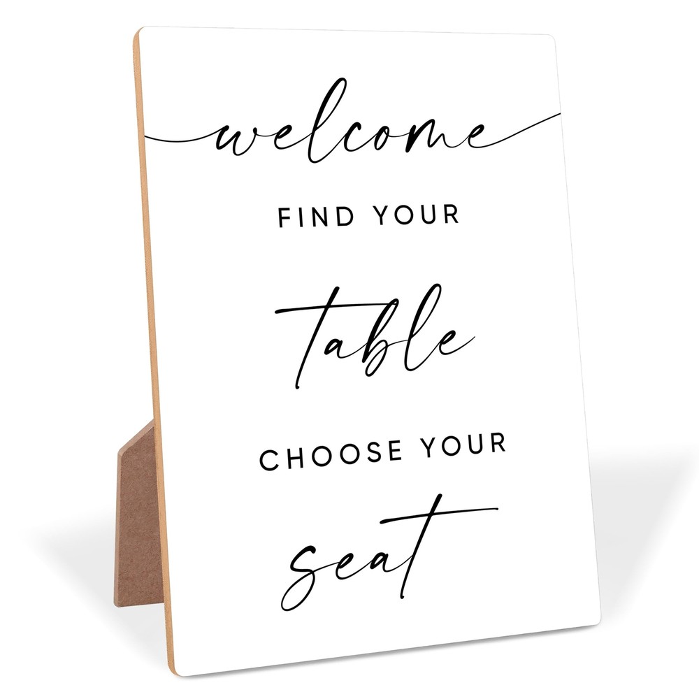 Please Find Your Seat Sign, Minimalist Bridal Shower Sign, Wedding Welcome Si…