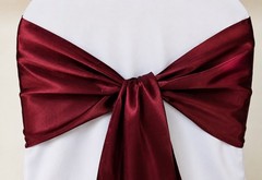 25 Satin Chair Bow Sashes Wedding Banquet decor-Sage Green 105×5 inches