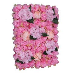 Artificial Flower Wall Panels Artificial Flowers Panels for Decoration 6PCS