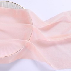 PakiInno Blush Chair Sashes Tulle Fabric: 50 Pcs Wedding Sheer Chair Bows Tie…