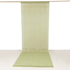 DUSTY GREEN 5ft x 14ft Premium Chiffon SHEER CURTAIN Window Drape Panel Party