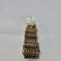 Rustic Grapevine Twig Double Heart Wall Decor Wedding Bridal Basket Centerpiece
