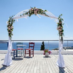 Heavy Duty Garden Arch Arbor Trellis Archway For Wedding Party Climbing Plants