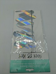 Silver Foil Letter Banner “Miss To Mrs” Bachelorette 1.75″x.41 letters/ 9ft cord