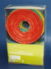 RE Multi-Color Round Paper Lantern Party String Lights 4″ Lanterns NIB