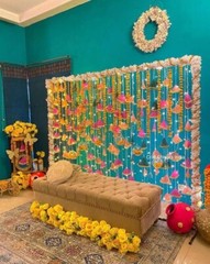 Gota Net Hangings Decorative Garlands for Wedding, Haldi & Wedding Event Decorat