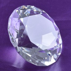 100mm 3.94″ W Clear Crystal Diamond Paperweight Wedding Gifts Photo Prop