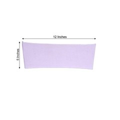 10 Lavender Spandex STRETCHABLE CHAIR SASHES Wedding Party Decorations SALE
