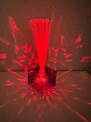 Amylove Mini Fiber Optic Lamp LED Light Color Changing Table Centerpiece