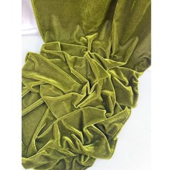 Luxurious Velvet Table Runner, 10ft Wedding Reception 20X120inch Olive Green