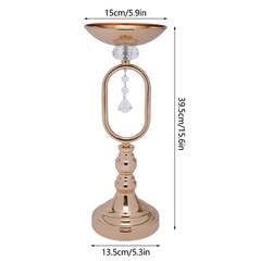 10 Gold Wedding Centerpieces Flower Vase Candle Holder Table Retro Home Decor US