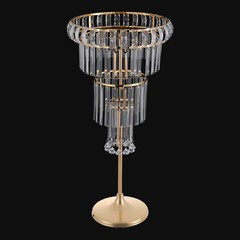 2PCS Wedding Flower Stand, 4 Tiers Flower Stand, Gold Wedding Centerpieces Stand
