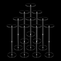 10PCS Flower Stand Wedding Event Centerpiece Tall Vase Backdrop Decoration NEW