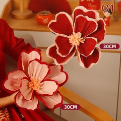 Chinese New Year Decor Wrinkle Flower Wedding Room Background Wall Decoraiton