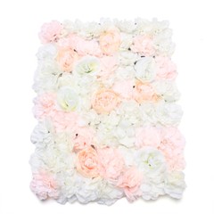 5x Artificial Flower Wall Panels Wedding Party DIY Silk Flowers Backdrop Decor