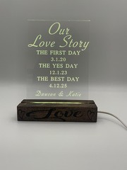 wedding Custom Made Led sign custom