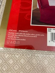 Lot Of 4 Sears Ivory Damask Chair Covers Holiday Christmas 18″ x 24″ x 40″ NEW