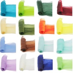 organza chair sashes ribbon ties chair bows organza table runner wedding decor