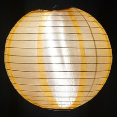 10″ Orange Nylon Lantern, Durable Hanging Decoration