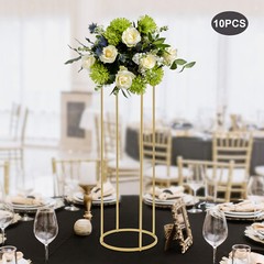 10 Pcs Gold Flower Stands – Elegant Wedding Centerpieces for Any Event