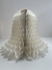 Vintage Wedding Bells Tissue Paper Honeycomb Decorations Set of 3 Bridal Shower