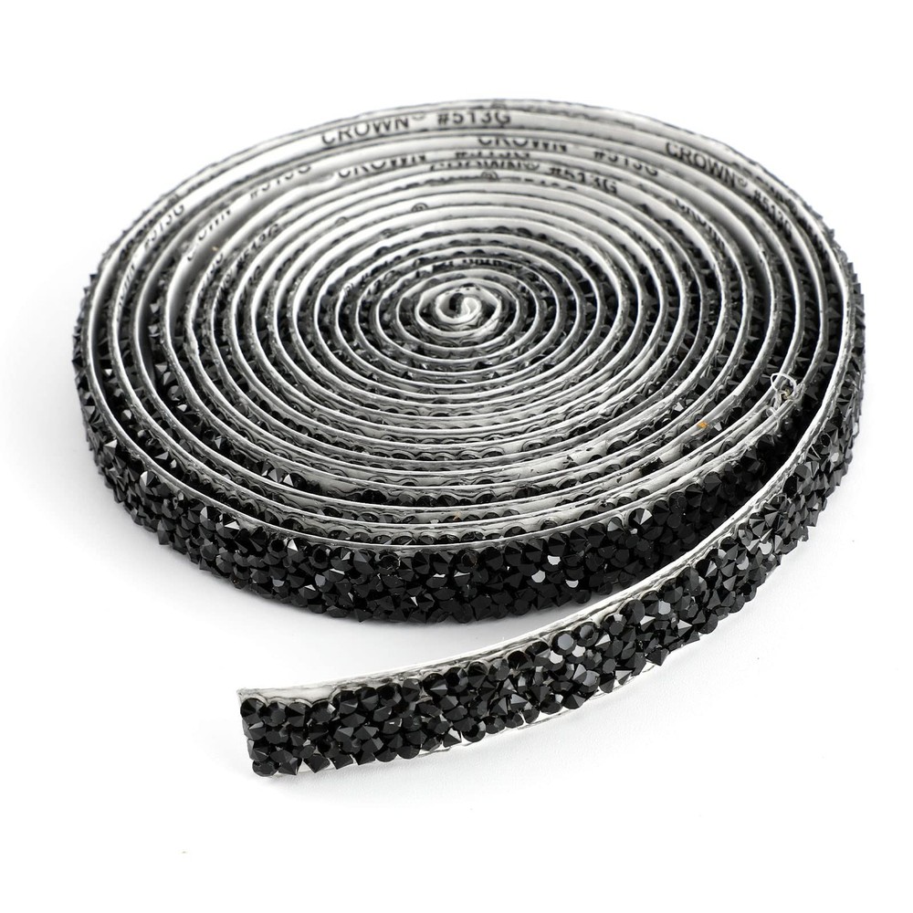 3 Yards Resin Rhinestone Ribbons Self Adhesive Diamond Ribbon Crystal Strips …
