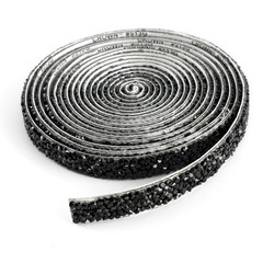 3 Yards Resin Rhinestone Ribbons Self Adhesive Diamond Ribbon Crystal Strips …