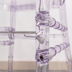 Clear Stackable Acrylic Transparent Armless Chiavari CHAIR Oval Back Party Event