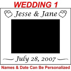 Personalized Metal Picture Frames 4×6 5×7 8×10 Custom Wedding Party Family Gifts