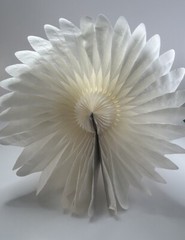 Vintage Wedding Bells Tissue Paper Honeycomb Decorations Set of 3 Bridal Shower