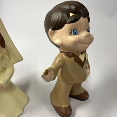 Vintage Ceramic Bride And Groom 1970’s
