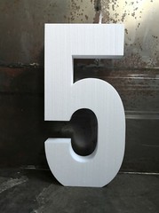 Polystyrene Number 95cm Decoration Buy Birthday Standing Anniversary Number Number