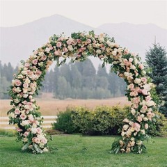 Huge Round Wedding Arch Frame Super Sturdy Circle Festival Background Arch Stand